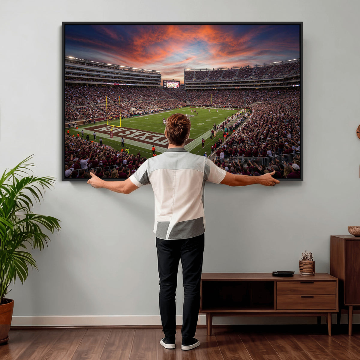 44328991-MGV-CV-36X24 - Stadium Wall Art Canvas Print