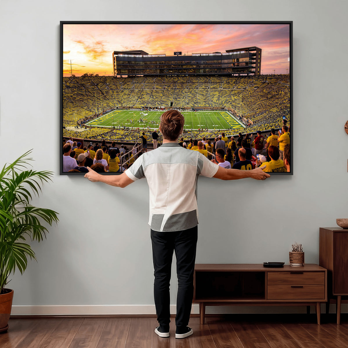 27265223-MGV-CV-36X24 - Stadium Wall Art Canvas Print