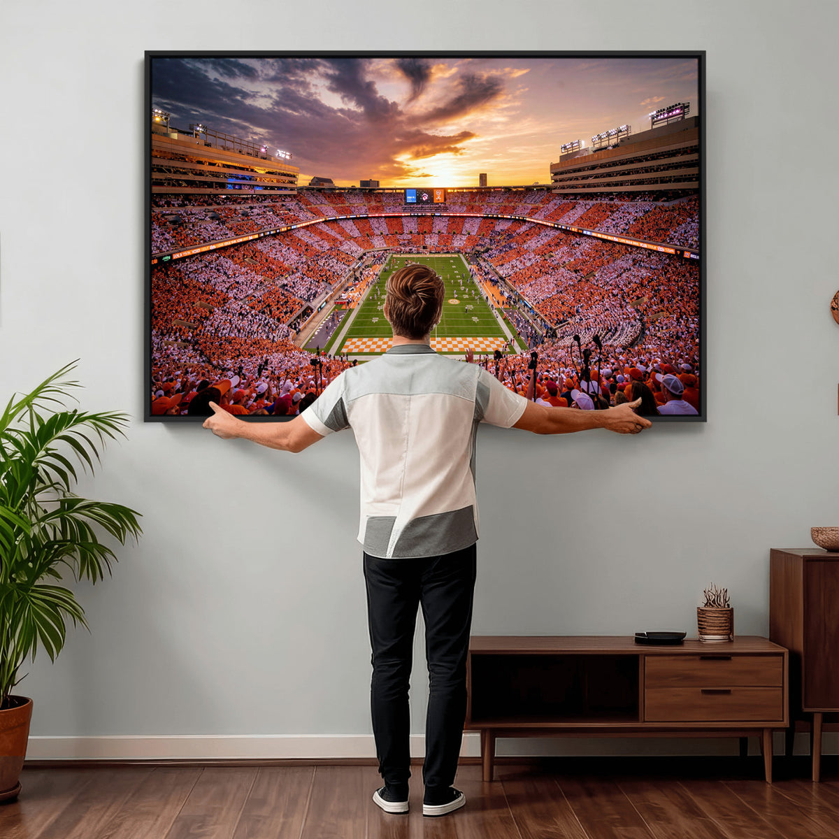 68184875-MGV-CV-36X24 - Stadium Wall Art Canvas Print