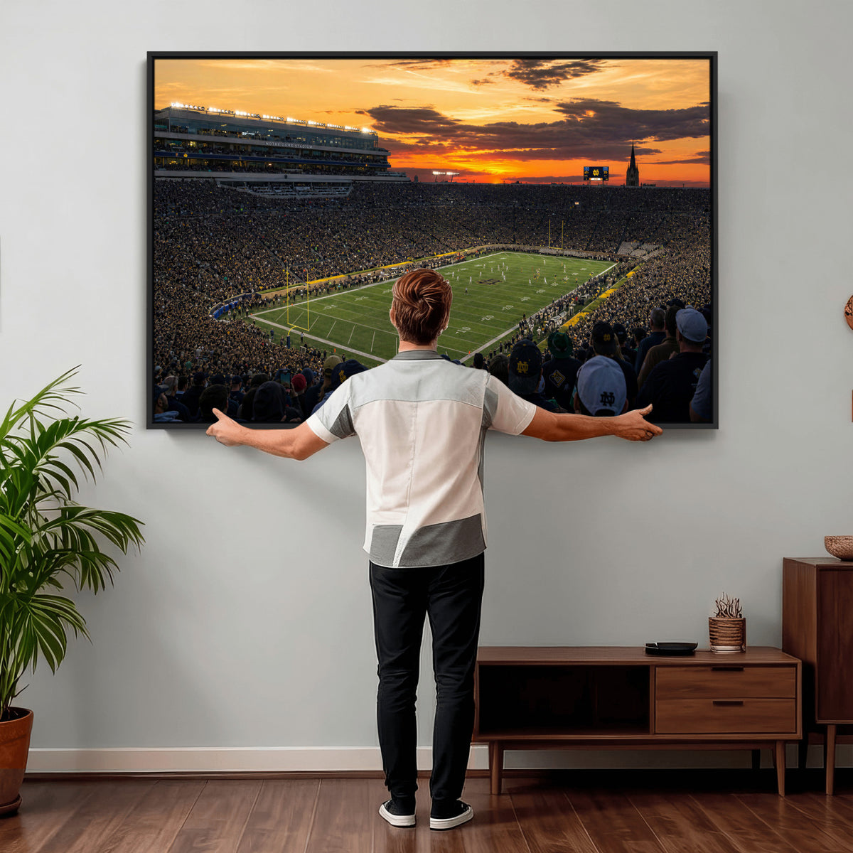 73585402-MGV-CV-36X24 - Stadium Wall Art Canvas Print