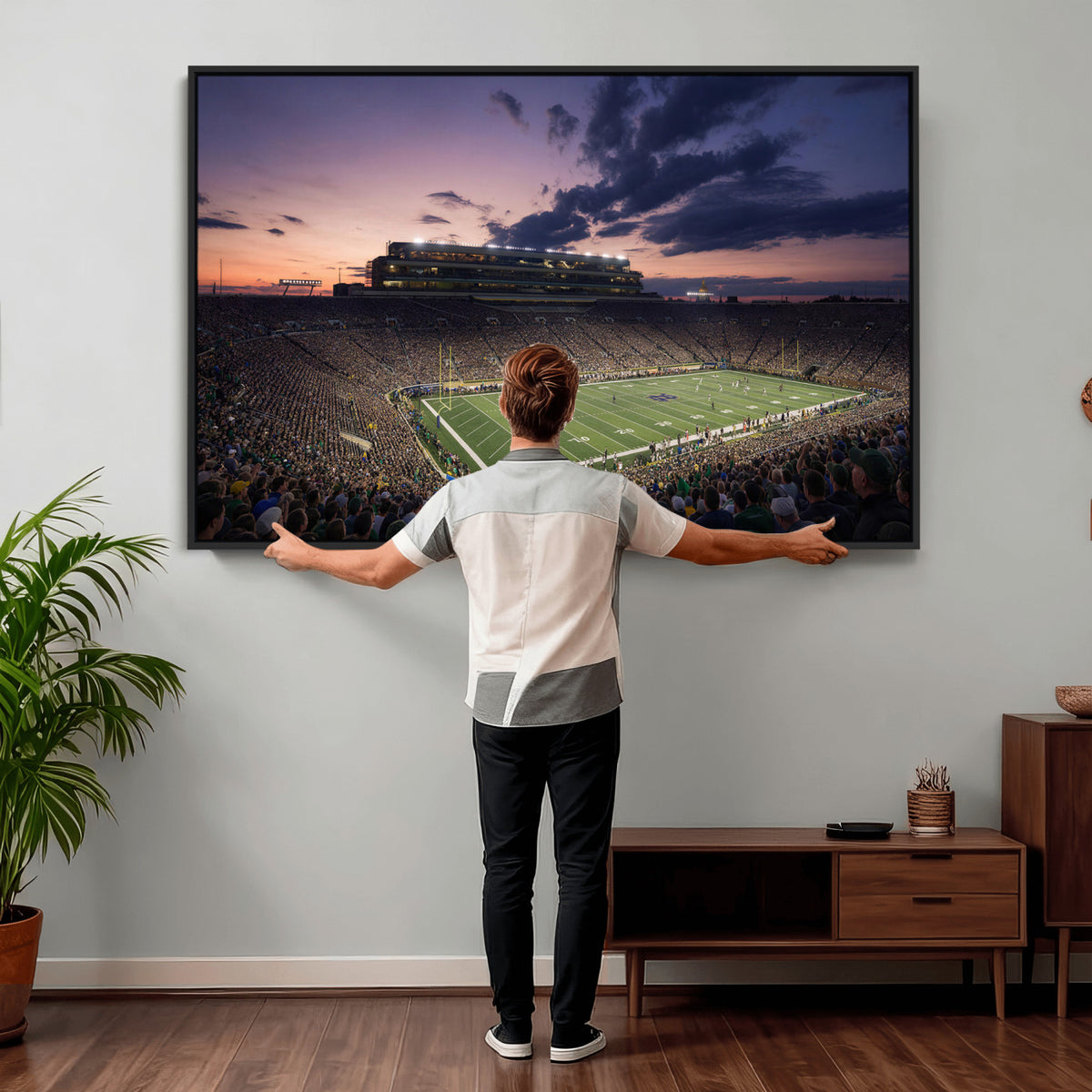 48837941-MGV-CV-36X24 - Stadium Wall Art Canvas Print