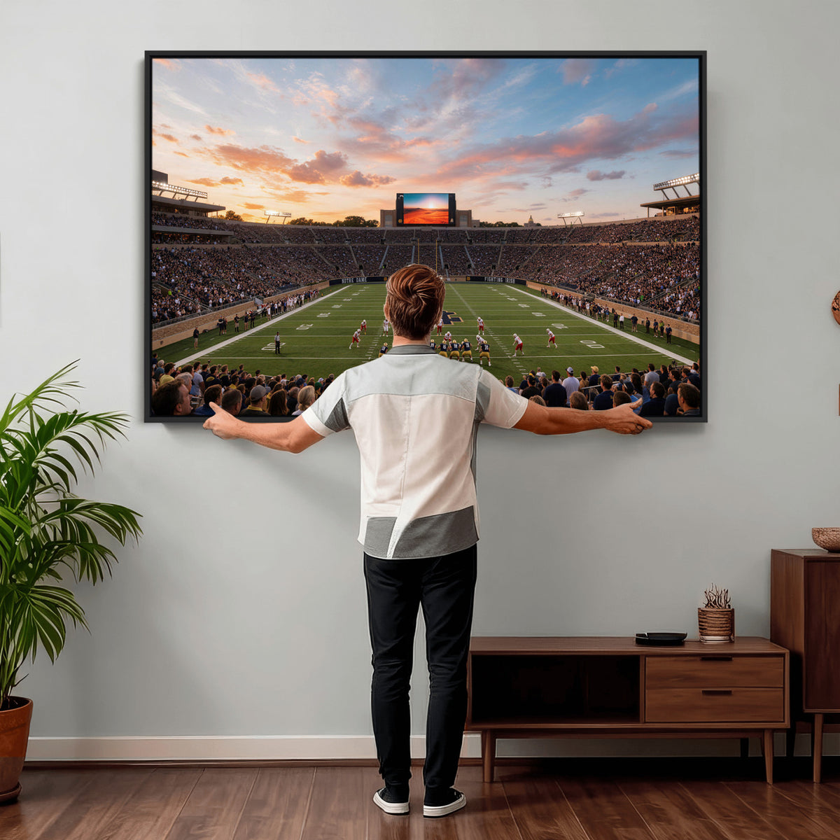 54464530-MGV-CV-36X24 - Stadium Wall Art Canvas Print