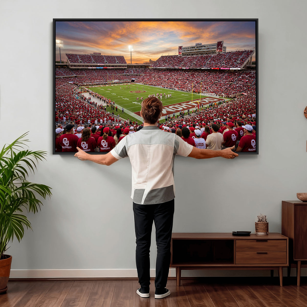 92718741-MGV-CV-36X24 - Stadium Wall Art Canvas Print