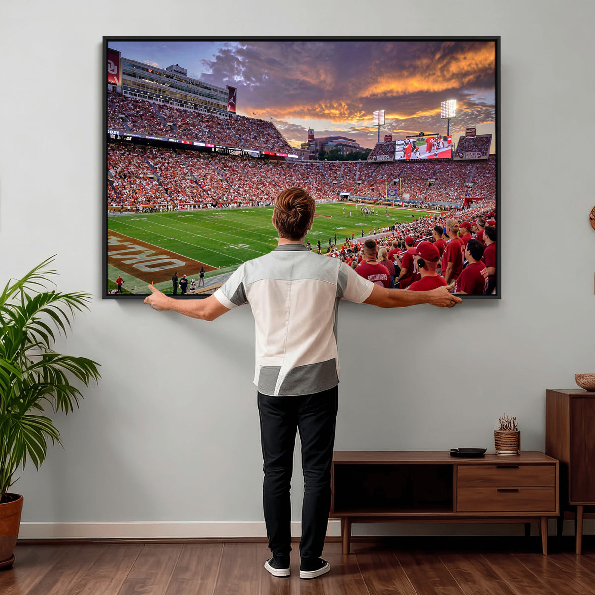 47794729-MGV-CV-36X24 - Stadium Wall Art Canvas Print