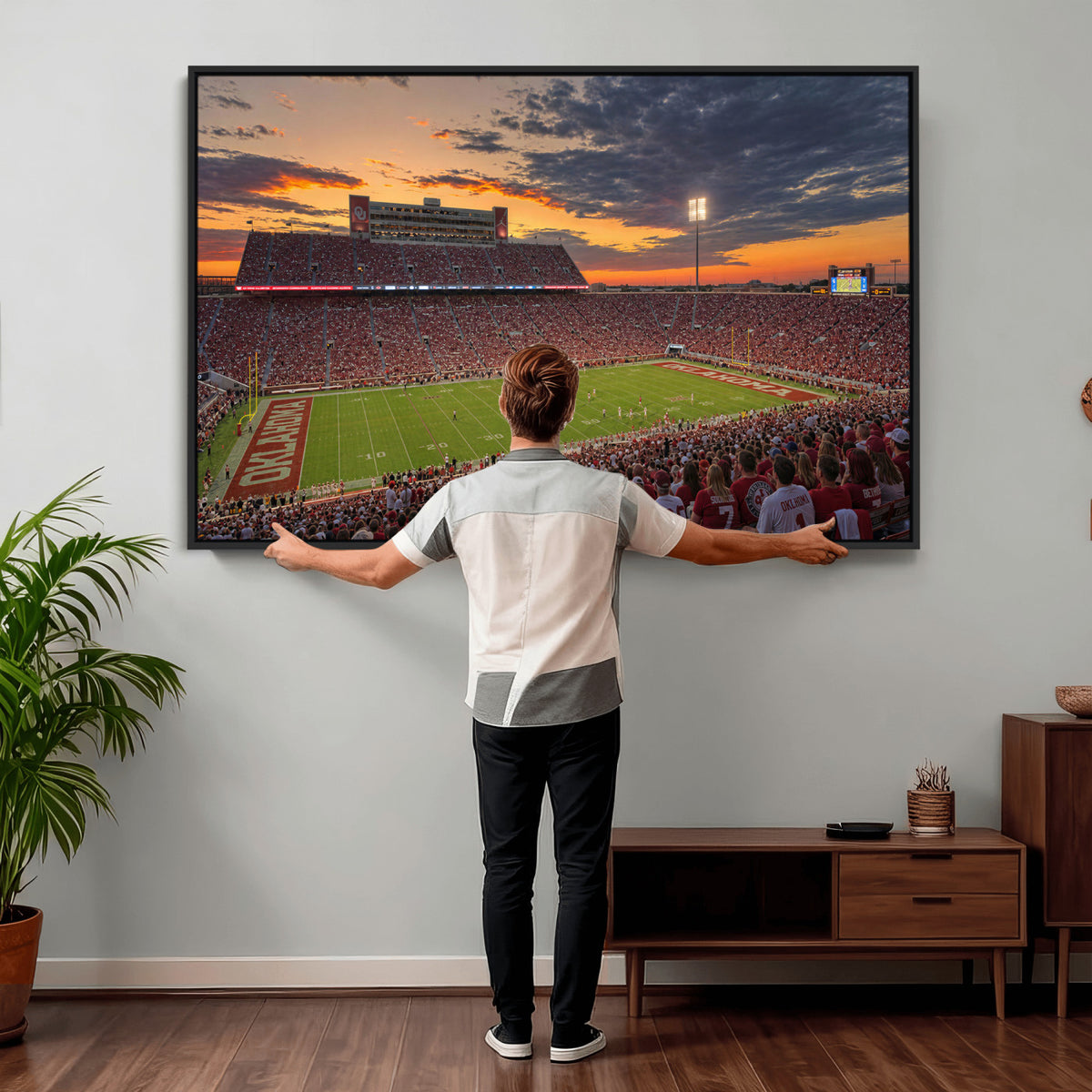 75444407-MGV-CV-36X24 - Stadium Wall Art Canvas Print
