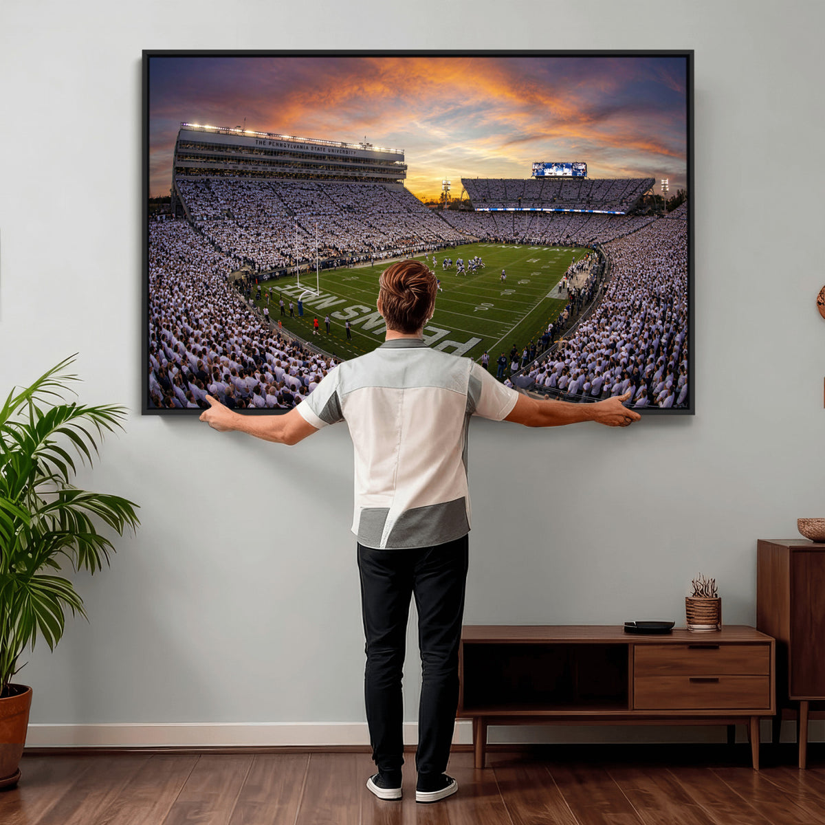 37485833-MGV-CV-36X24 - Stadium Wall Art Canvas Print