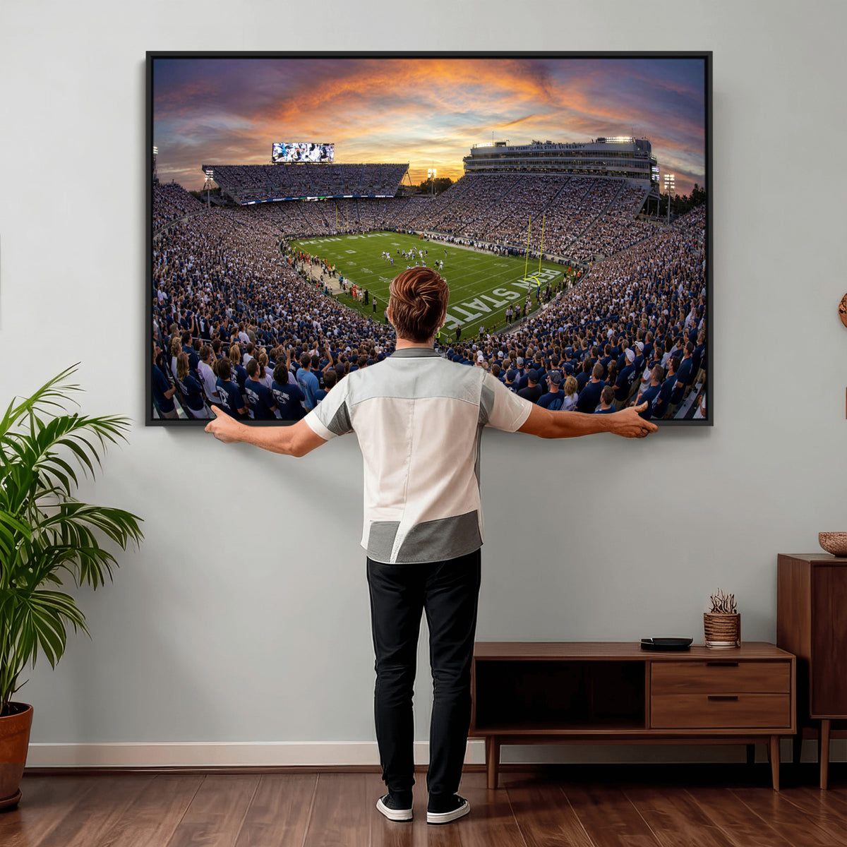 29008668-MGV-CV-36X24 - Stadium Wall Art Canvas Print