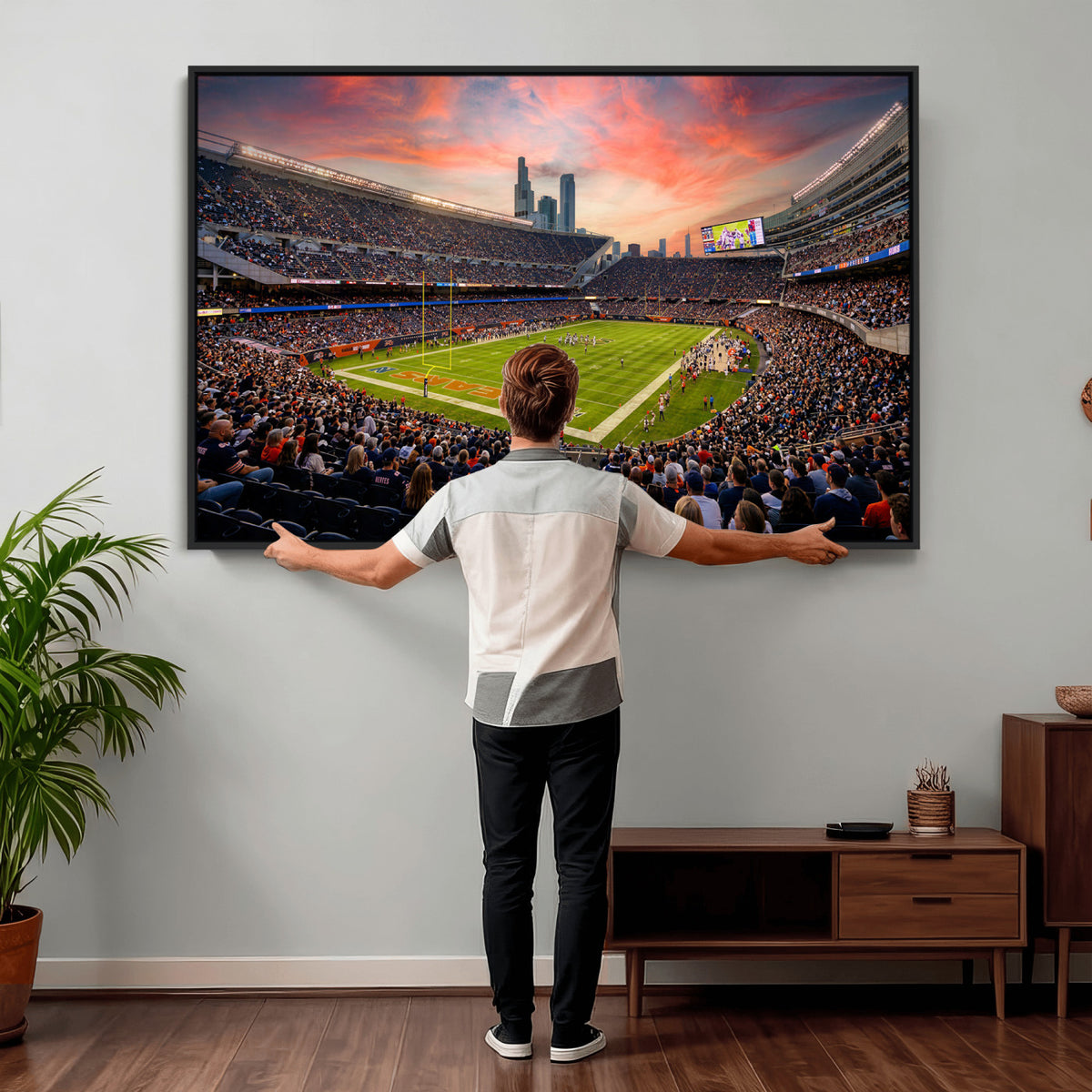 15295996-MGV-CV-36X24 - Stadium Wall Art Canvas Print