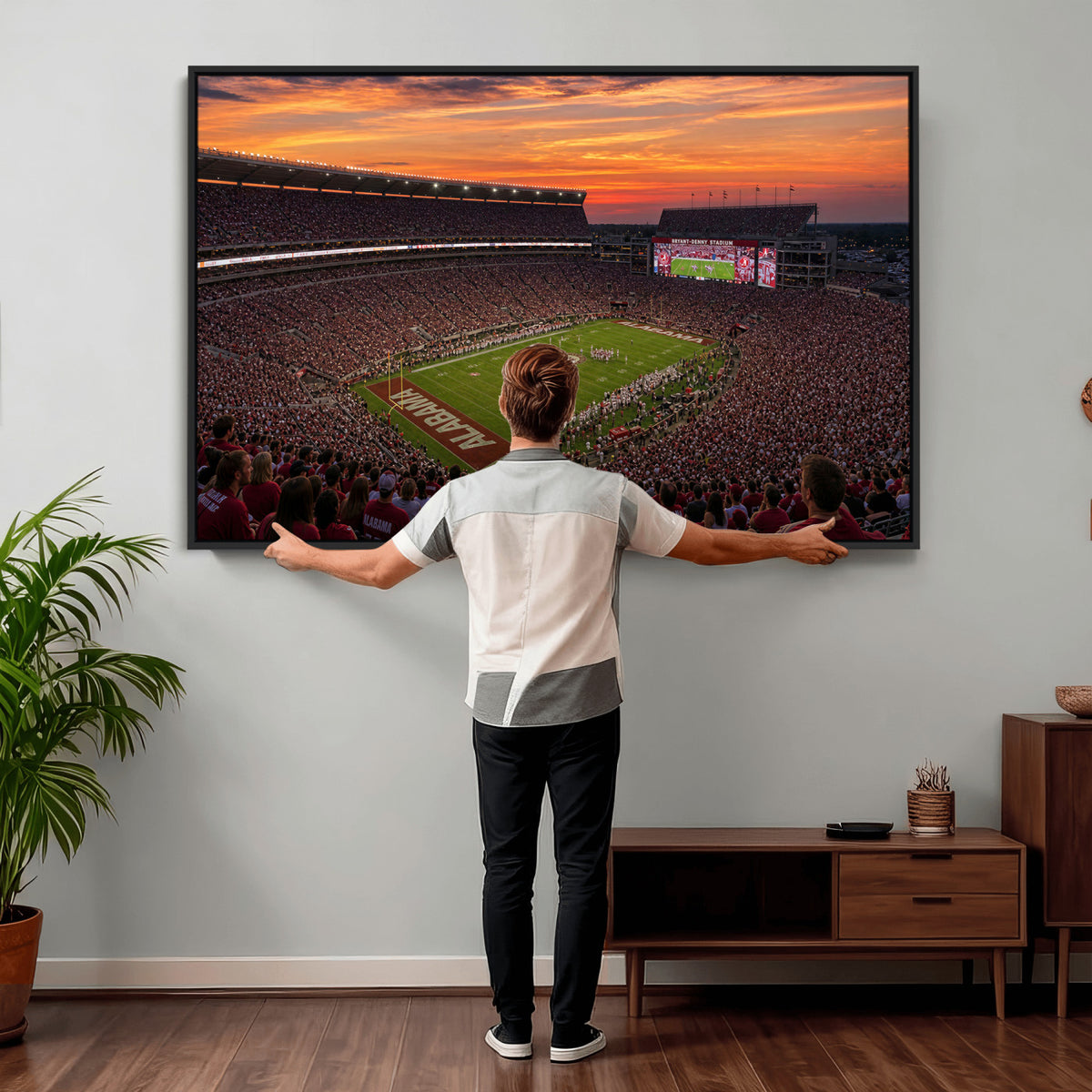 91782096-MGV-CV-36X24 - Stadium Wall Art Canvas Print