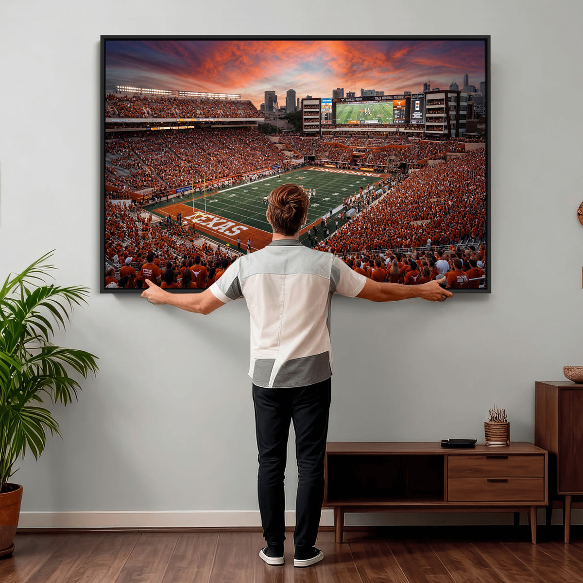 68564193-MGV-CV-36X24 - Stadium Wall Art Canvas Print