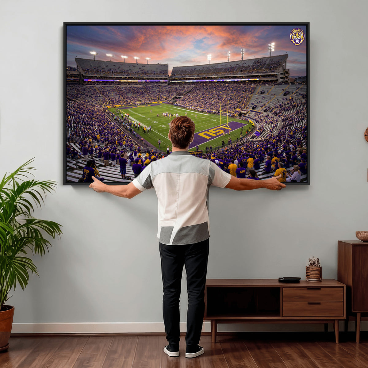 20281385-MGV-CV-36X24 - Stadium Wall Art Canvas Print