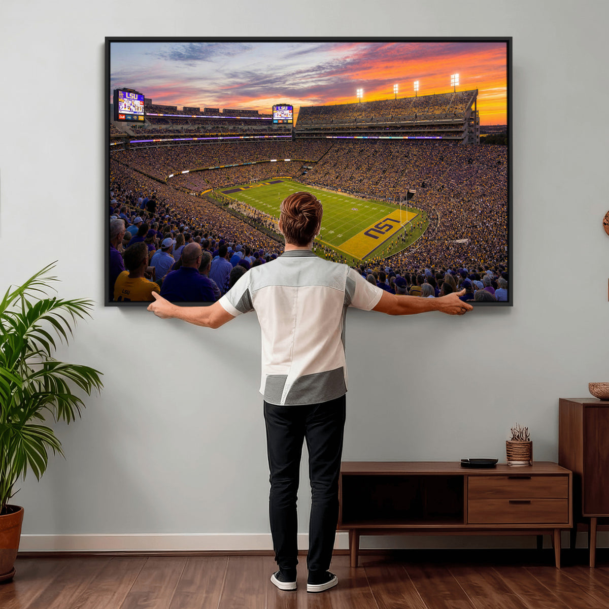 91303167-MGV-CV-36X24 - Stadium Wall Art Canvas Print