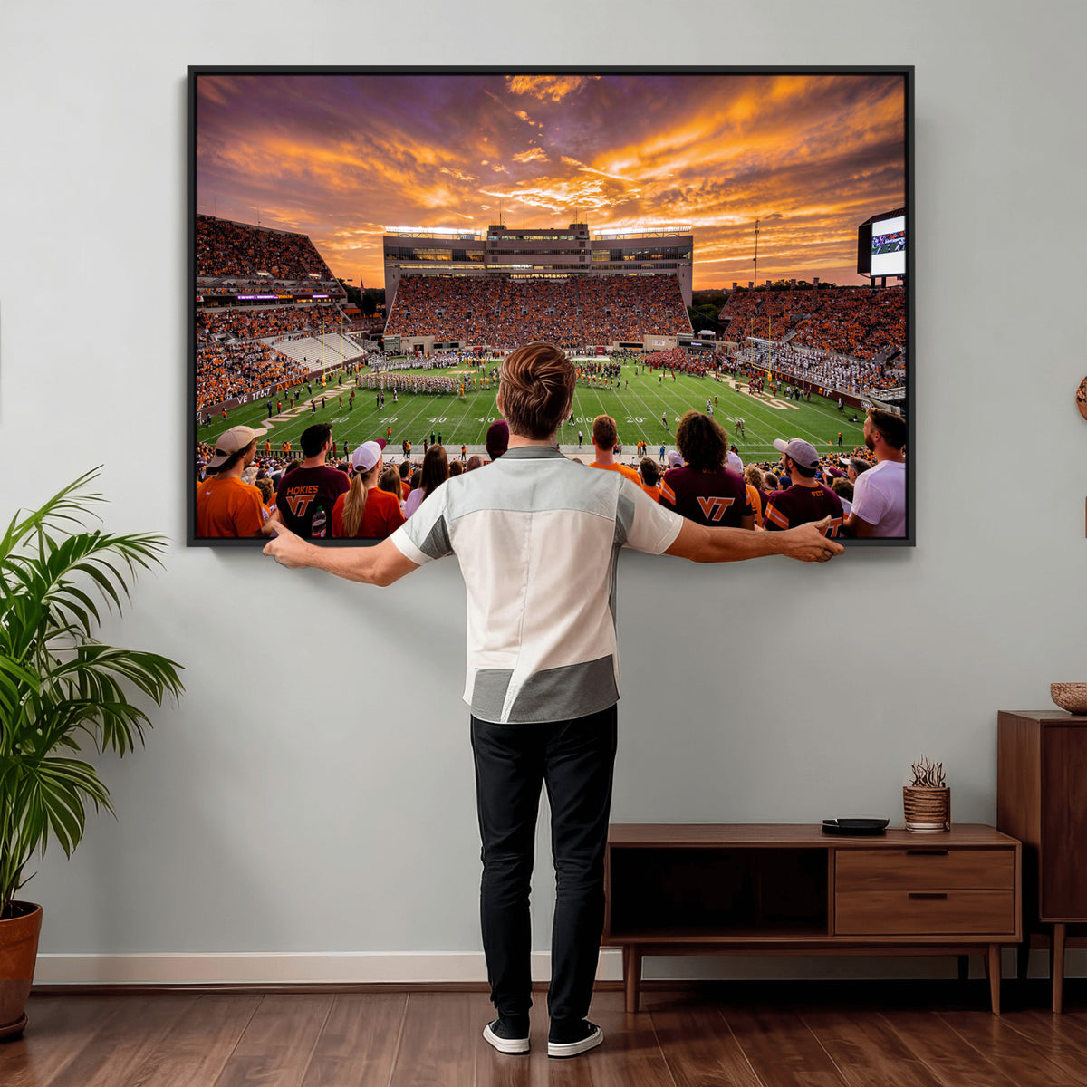 25873880-MGV-CV-36X24 - Stadium Wall Art Canvas Print