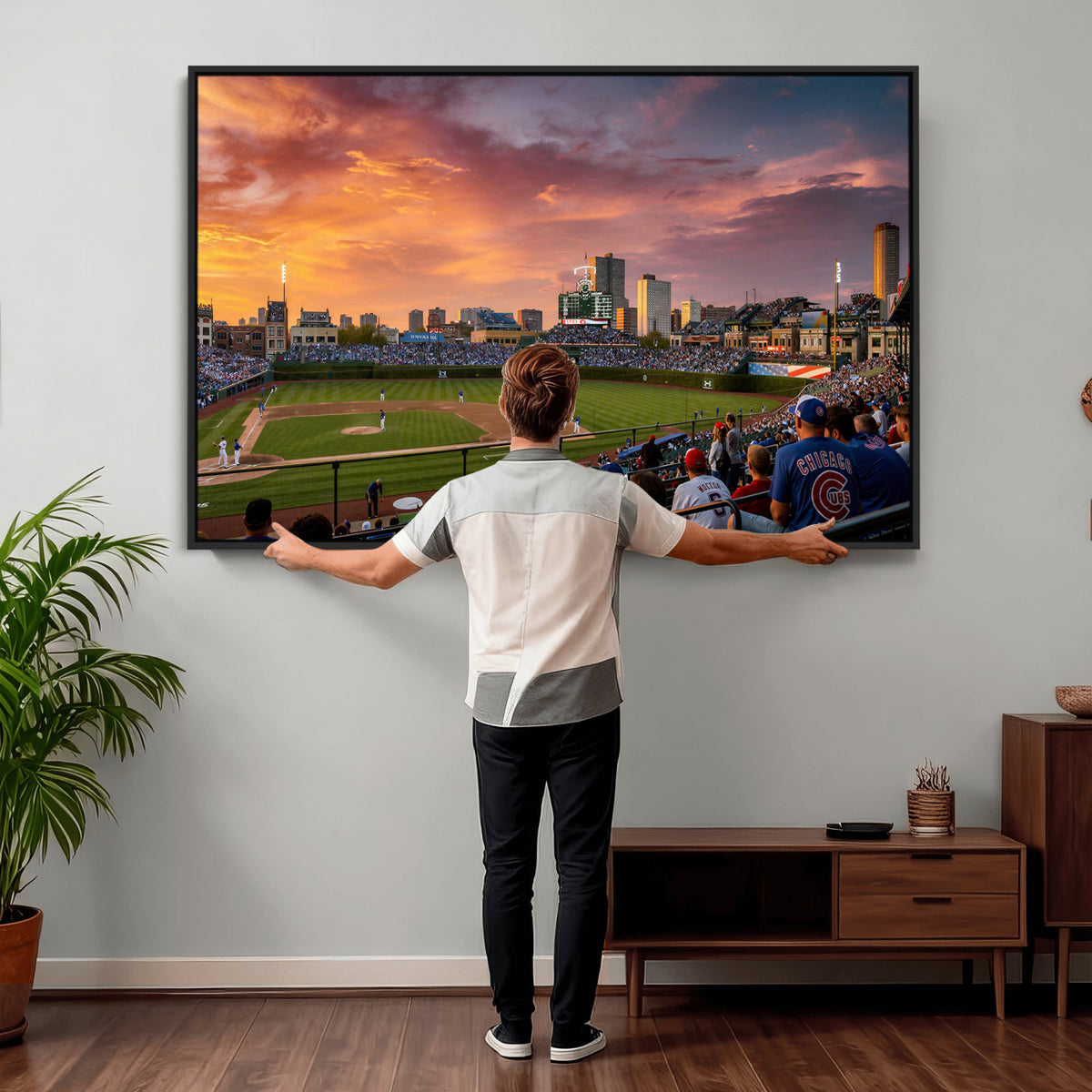 94073020-MGV-CV-36X24 - Stadium Wall Art Canvas Print