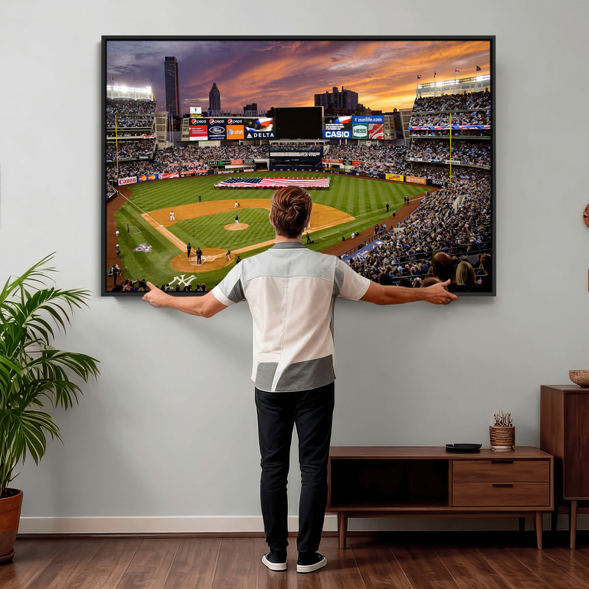 39000124-MGV-CV-36X24 - Stadium Wall Art Canvas Print