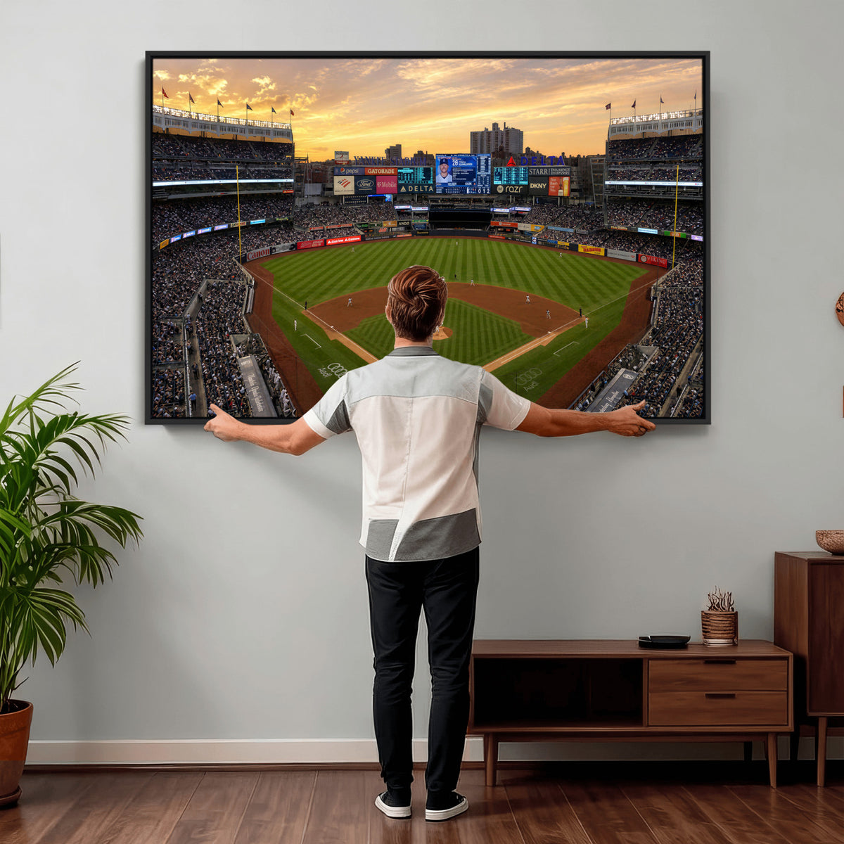 17396699-MGV-CV-36X24 - Stadium Wall Art Canvas Print