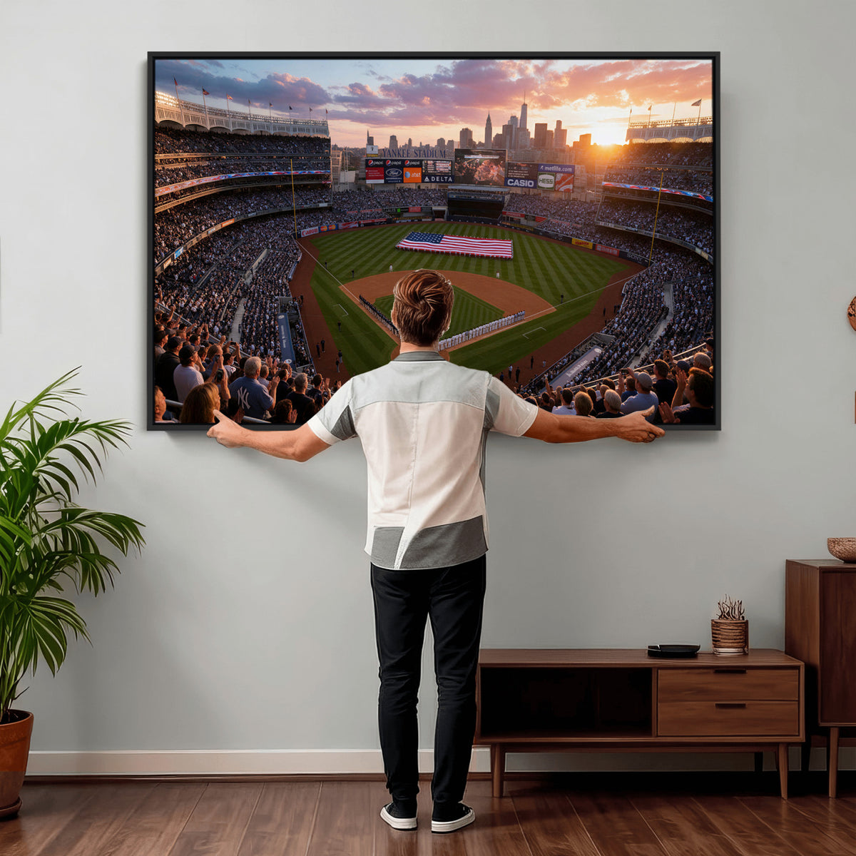 43632742-MGV-CV-36X24 - Stadium Wall Art Canvas Print