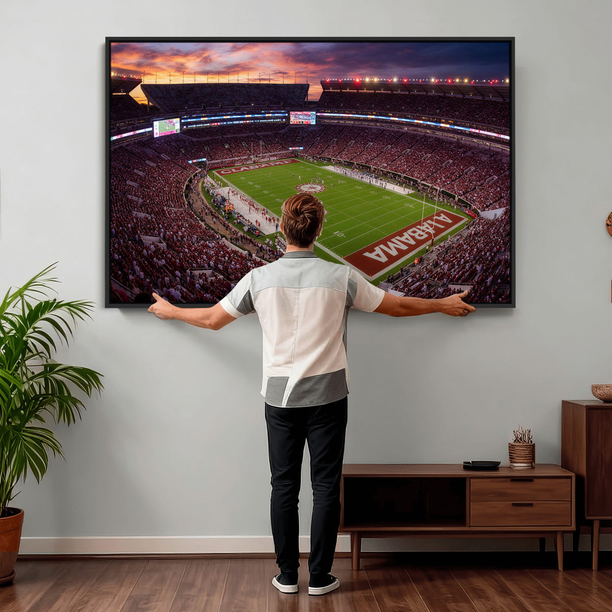 59537492-MGV-CV-36X24 - Stadium Wall Art Canvas Print