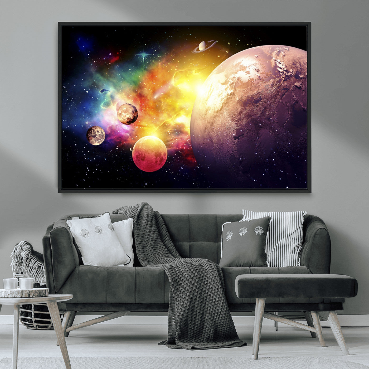 51843-MGV-CV-36X24-Space and Galaxy Canvas Print