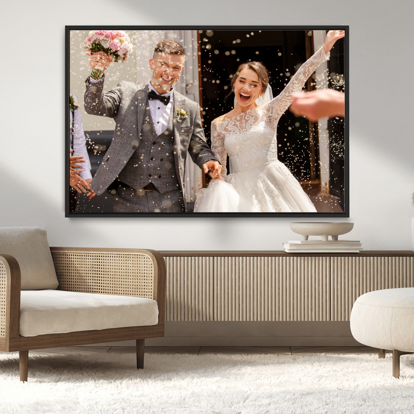 -Framed Create Your Canvas Print Personalized Wall Art Customizable Home Decor Wall Art Print Gift for Home, Office