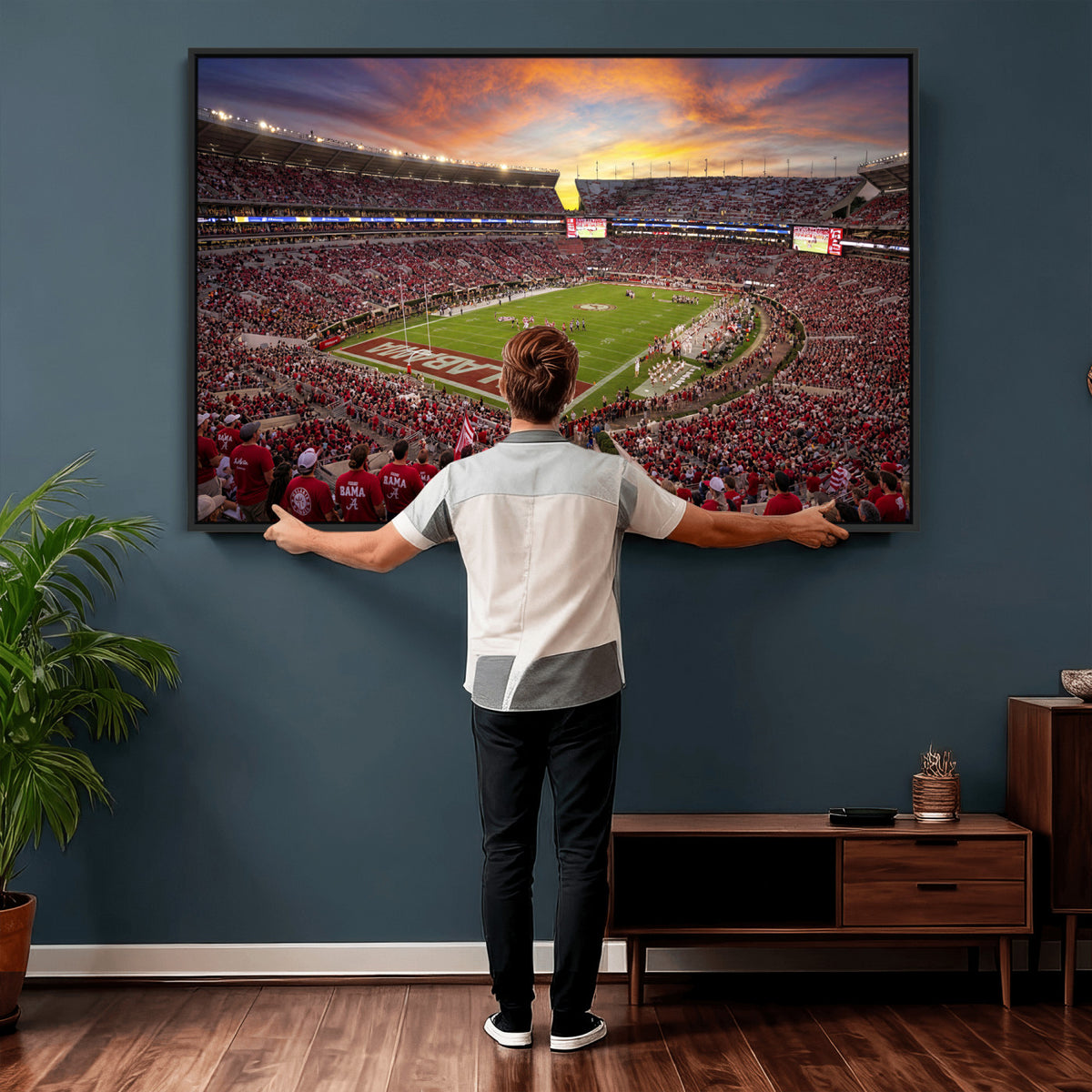 41995919-MGV-CV-36X24 - Stadium Wall Art Canvas Print