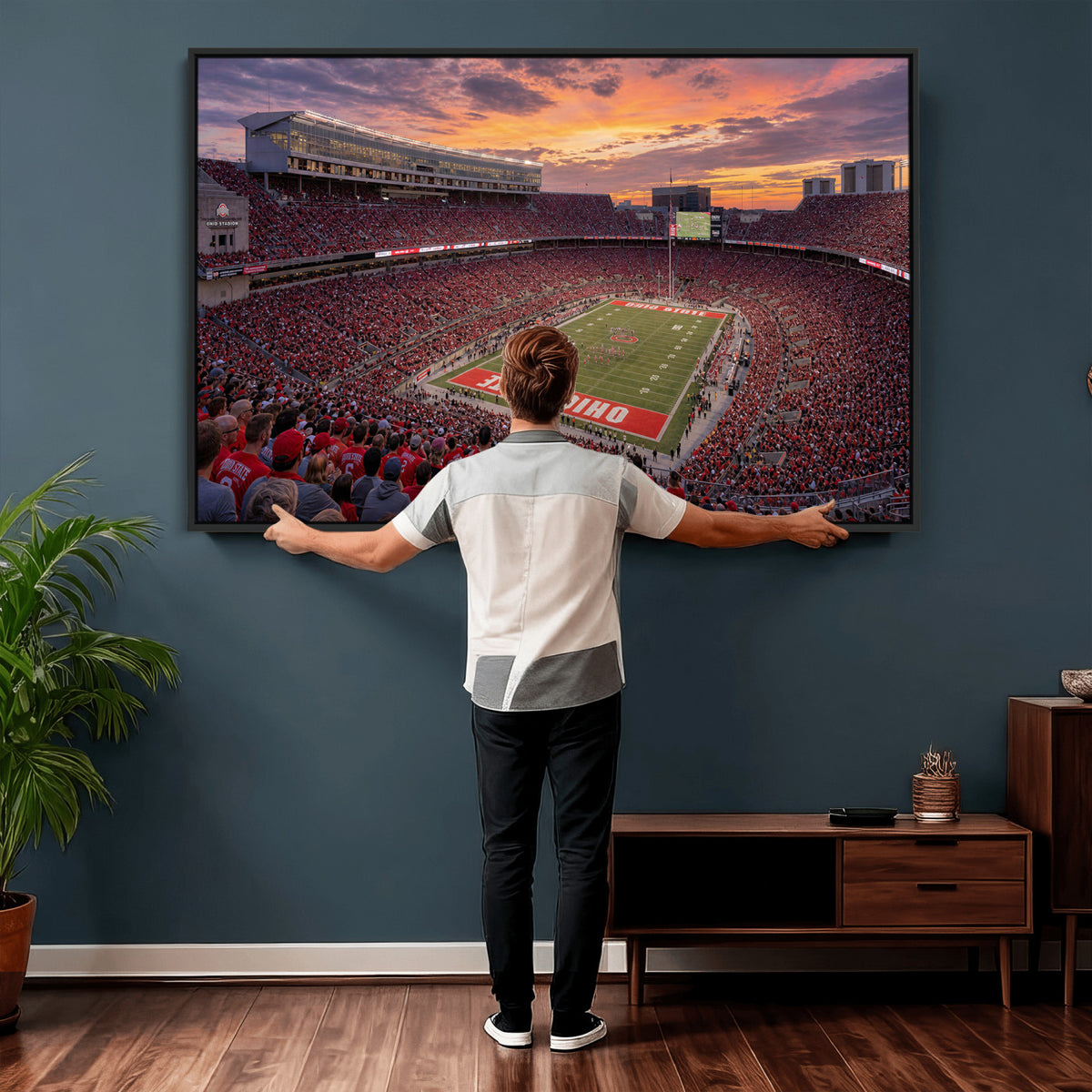 95137596-MGV-CV-36X24 - Stadium Wall Art Canvas Print