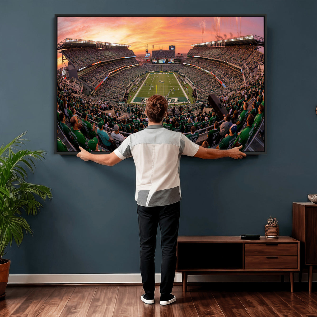 24458374-MGV-CV-36X24 - Stadium Wall Art Canvas Print