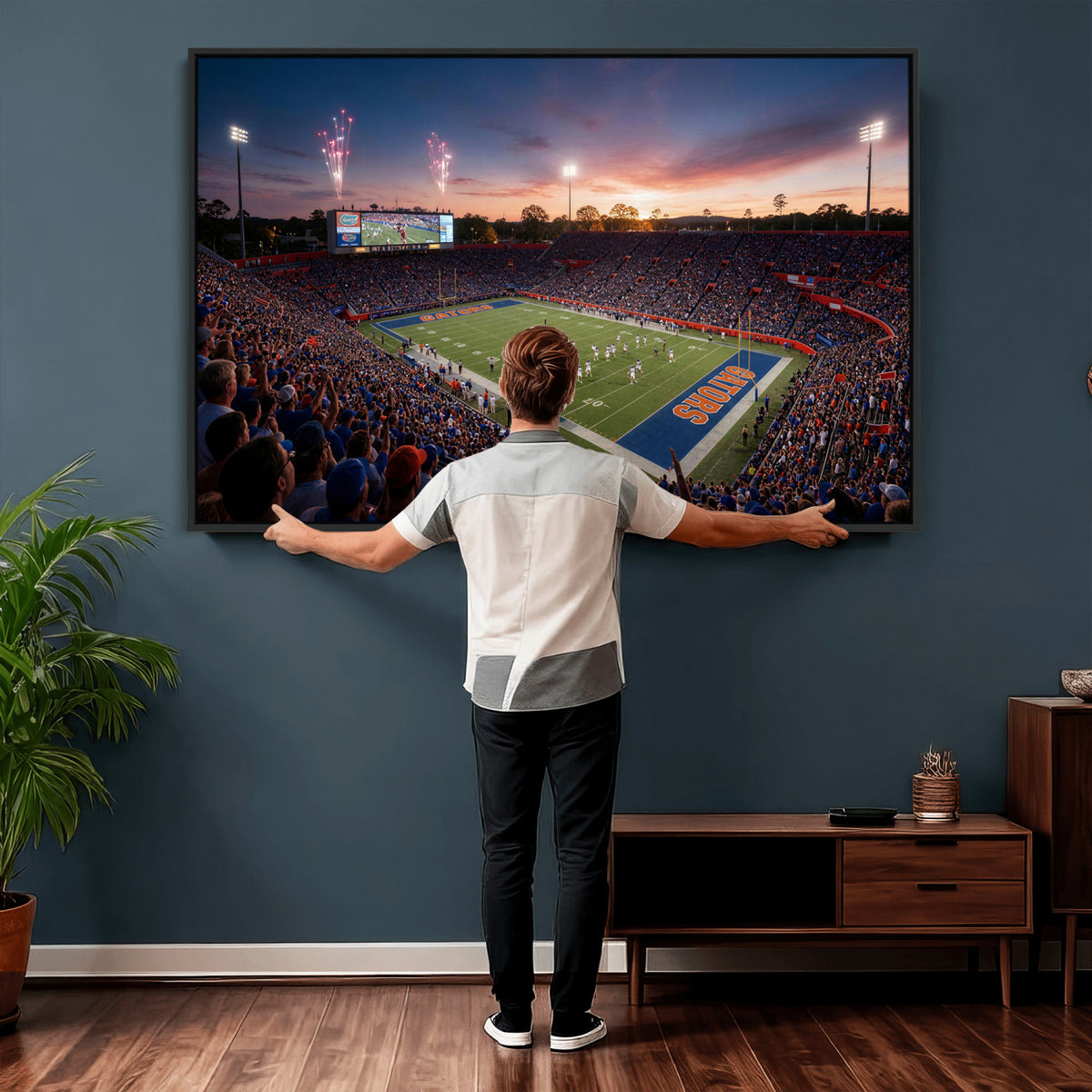 42817292-MGV-CV-36X24 - Stadium Wall Art Canvas Print