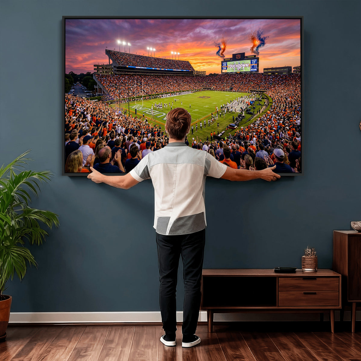 77756715-MGV-CV-36X24 - Stadium Wall Art Canvas Print