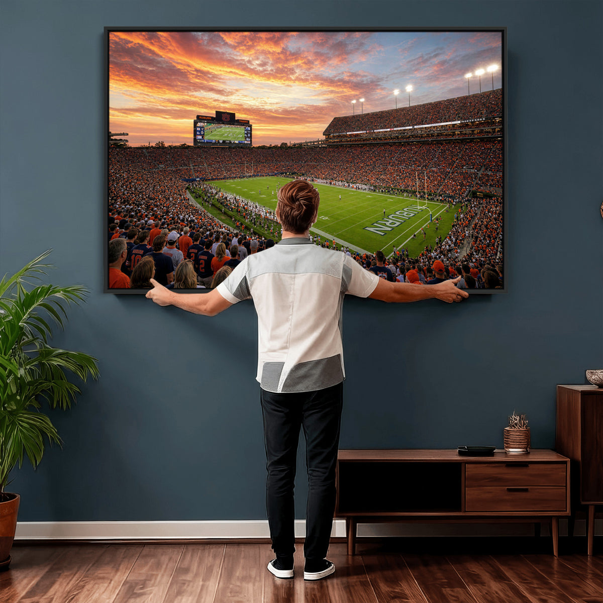 28631591-MGV-CV-36X24 - Stadium Wall Art Canvas Print