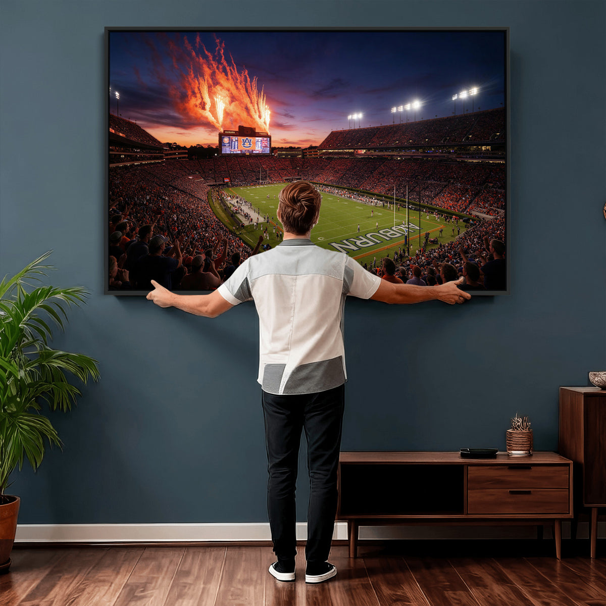 30686080-MGV-CV-36X24 - Stadium Wall Art Canvas Print
