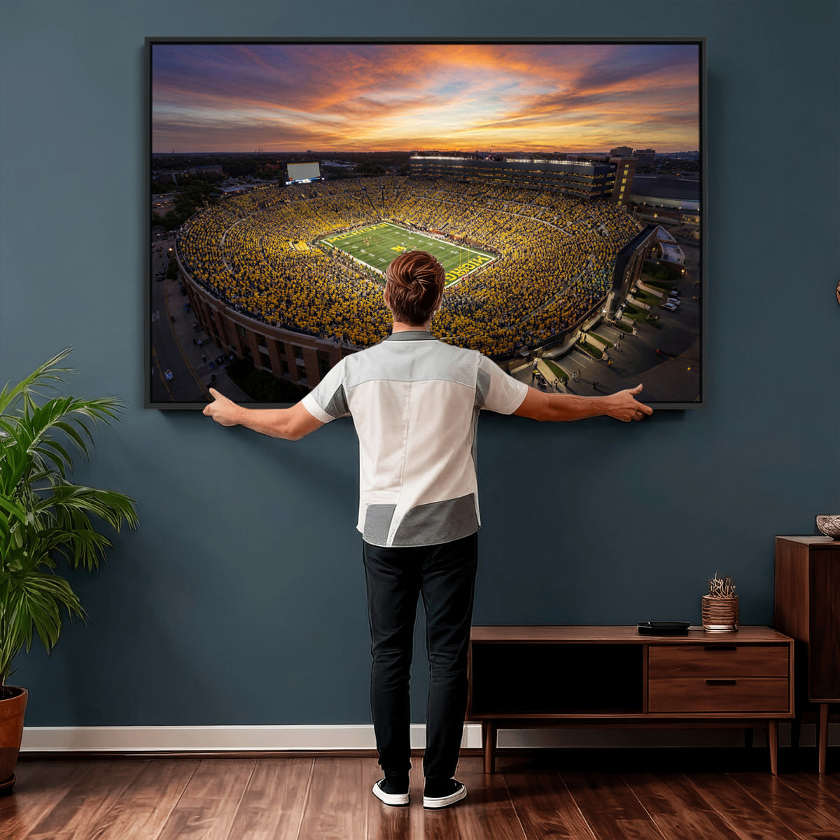 64902586-MGV-CV-36X24 - Stadium Wall Art Canvas Print