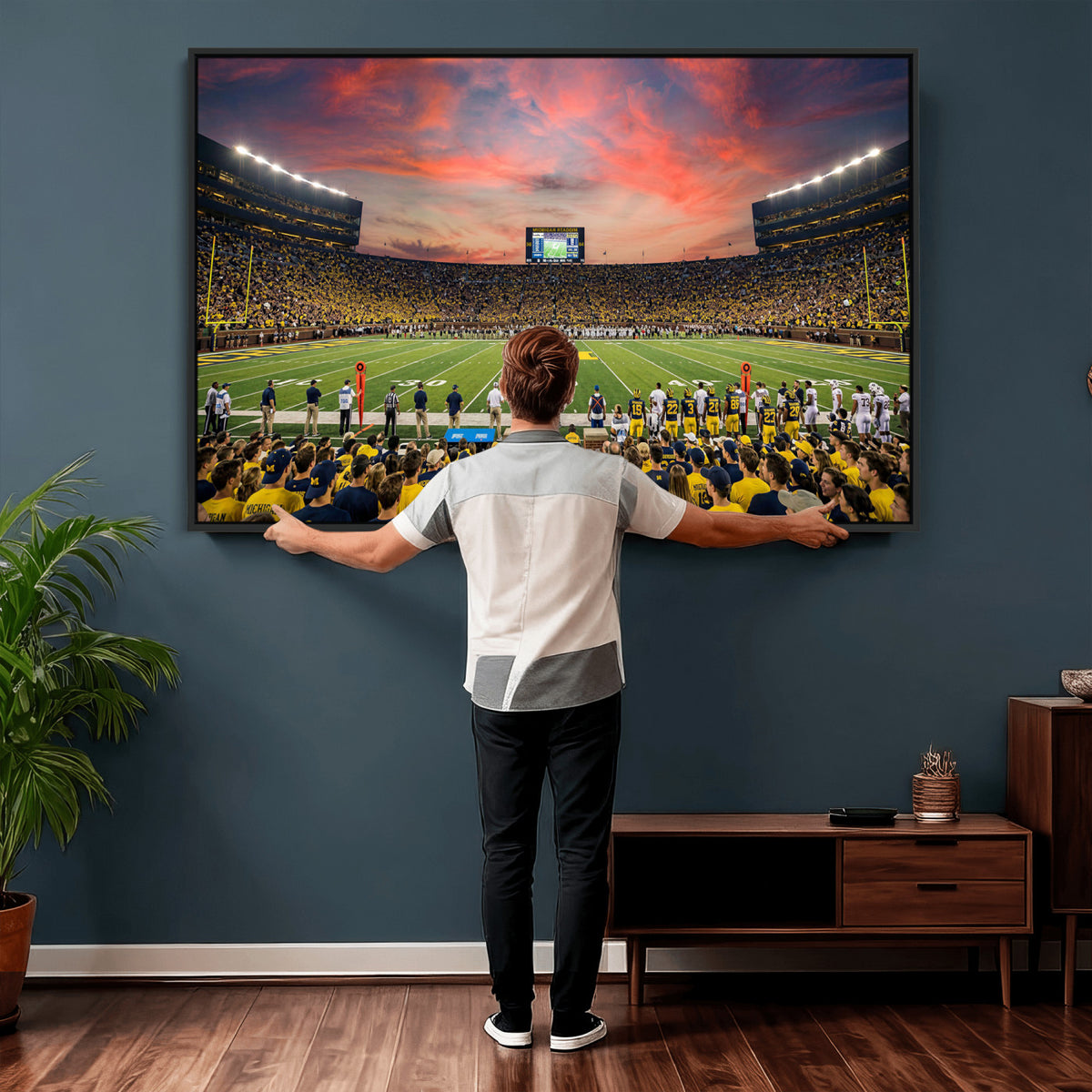 47185949-MGV-CV-36X24 - Stadium Wall Art Canvas Print
