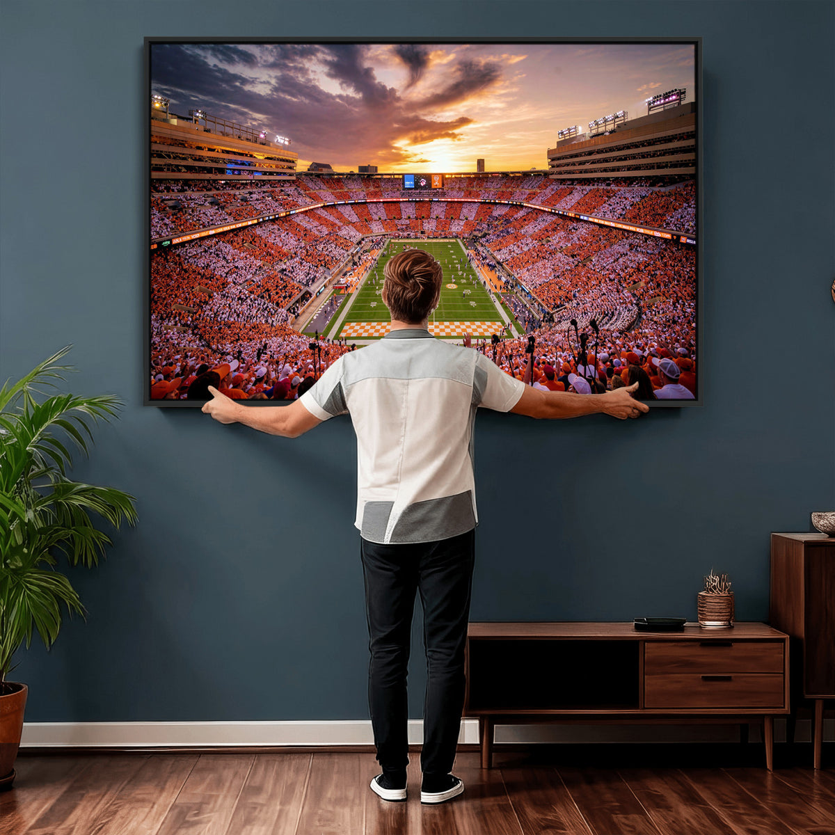 68184875-MGV-CV-36X24 - Stadium Wall Art Canvas Print