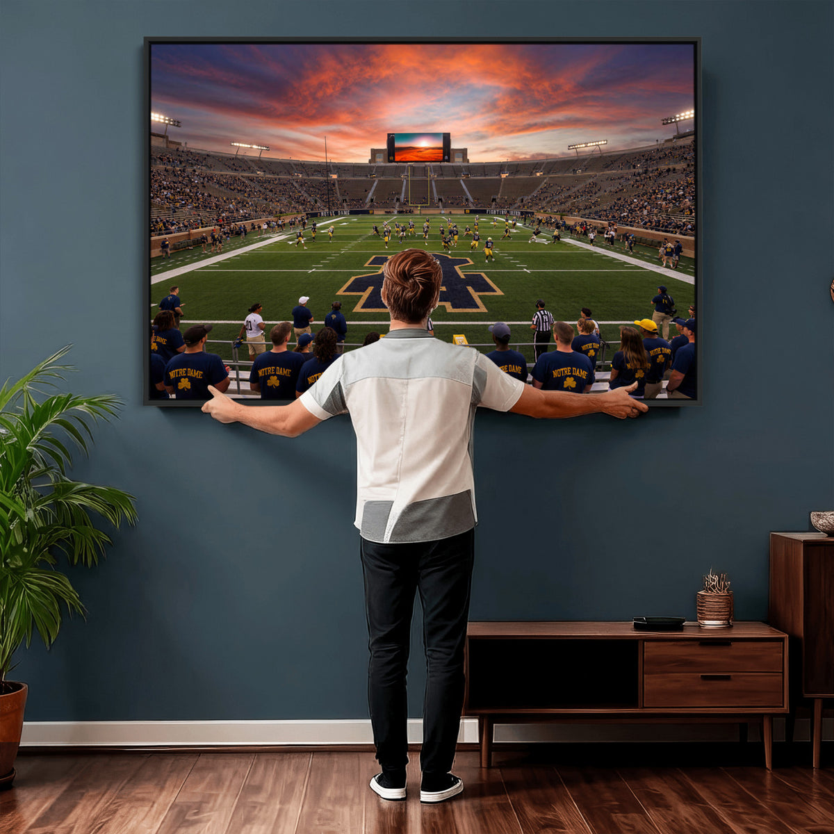 75411323-MGV-CV-36X24 - Stadium Wall Art Canvas Print