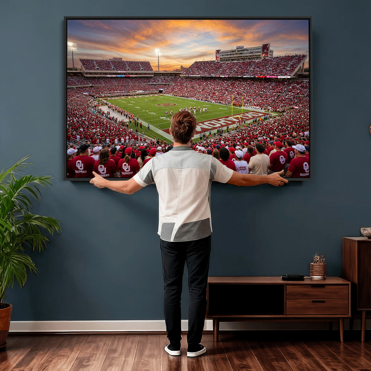 92718741-MGV-CV-36X24 - Stadium Wall Art Canvas Print