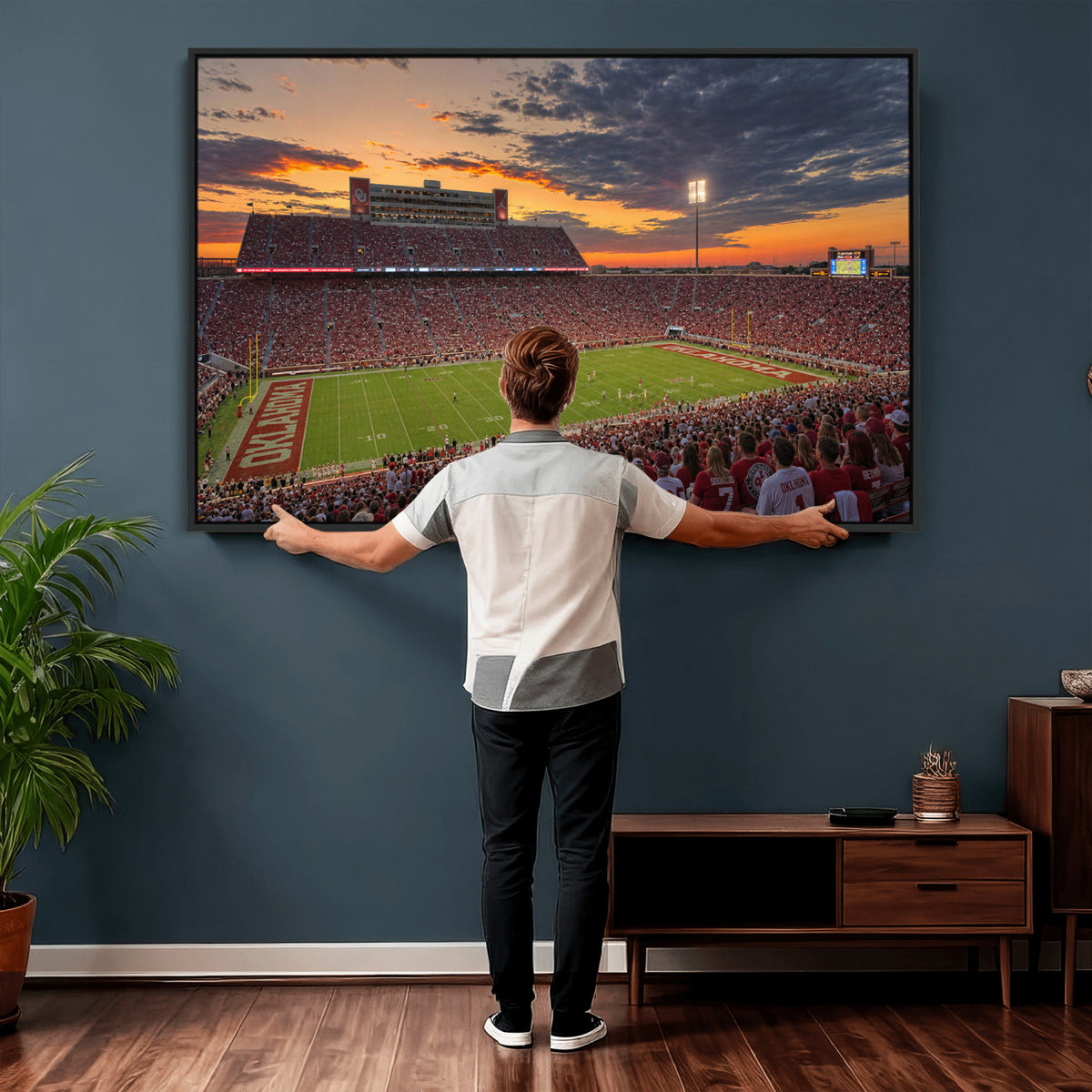 75444407-MGV-CV-36X24 - Stadium Wall Art Canvas Print