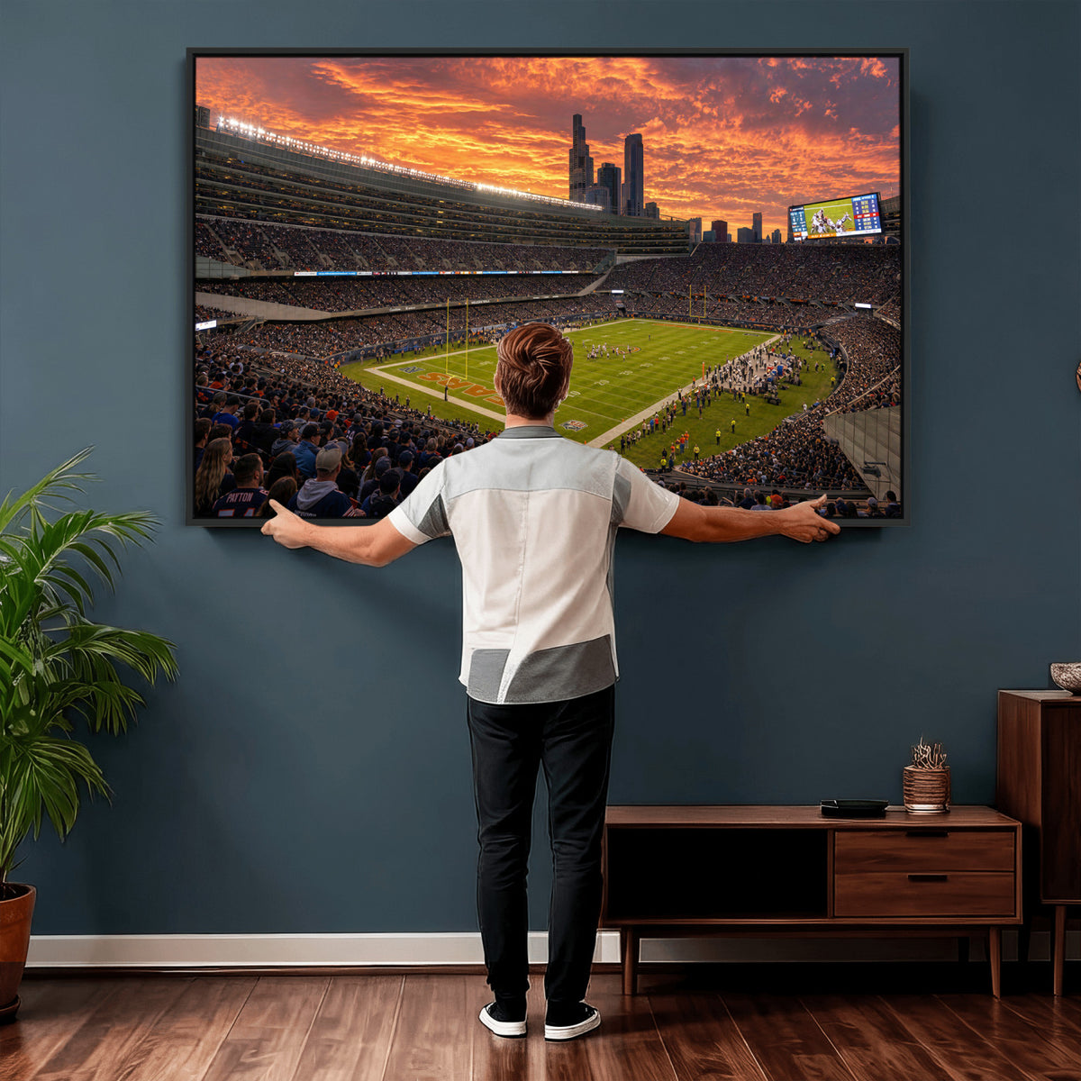 25159364-MGV-CV-36X24 - Stadium Wall Art Canvas Print