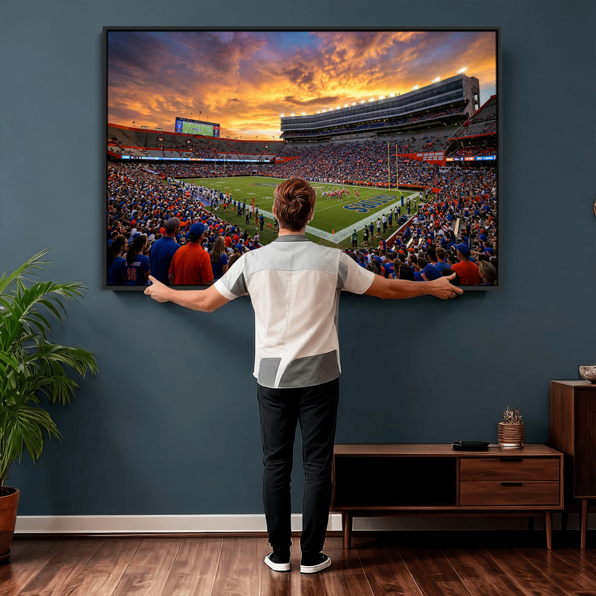 23829865-MGV-CV-36X24 - Stadium Wall Art Canvas Print