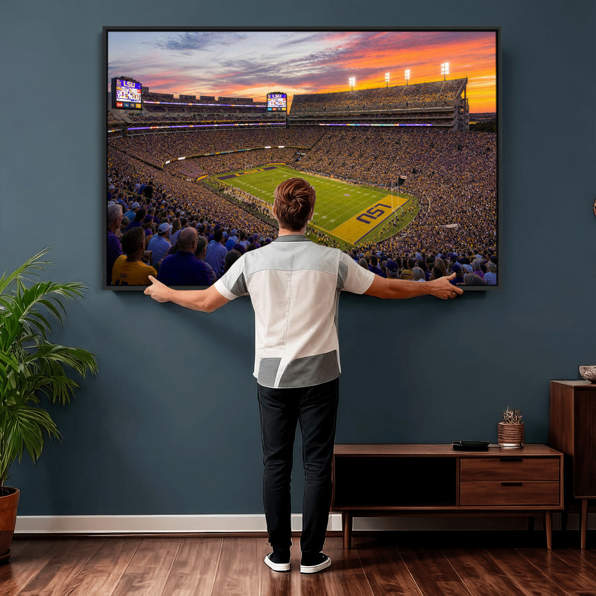 91303167-MGV-CV-36X24 - Stadium Wall Art Canvas Print