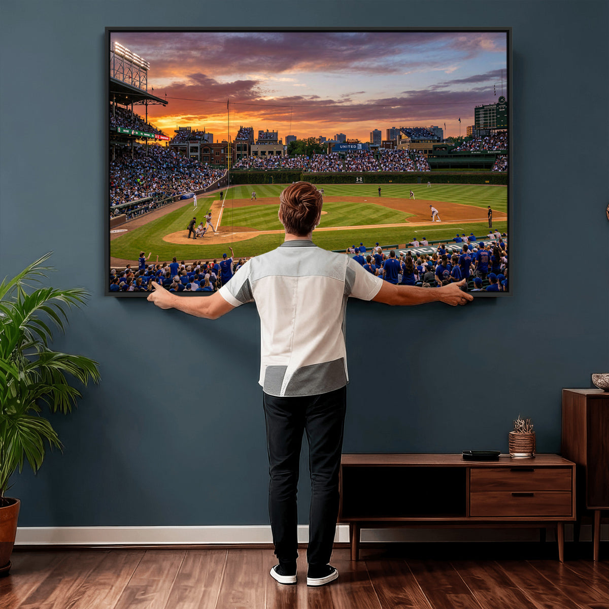 71103551-MGV-CV-36X24 - Stadium Wall Art Canvas Print