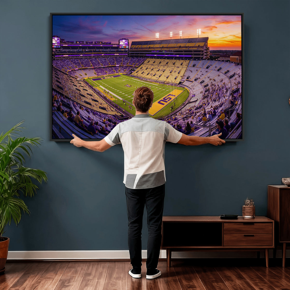 21378512-MGV-CV-36X24 - Stadium Wall Art Canvas Print