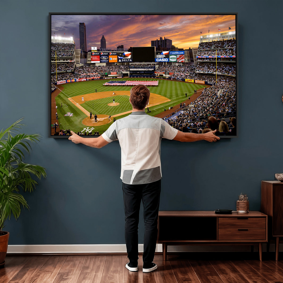 39000124-MGV-CV-36X24 - Stadium Wall Art Canvas Print