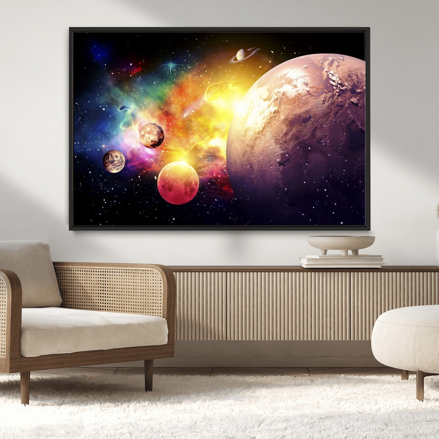 51843-MGV-CV-36X24-Space and Galaxy Canvas Print