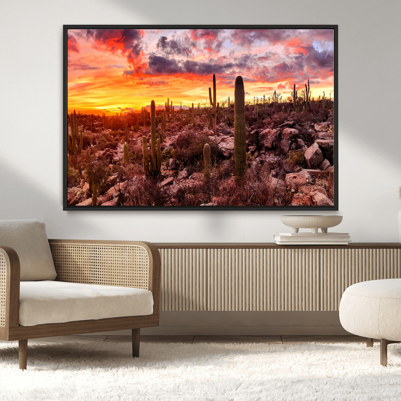 -Arizona Desert Print, Western Cowboy Wall Art Print