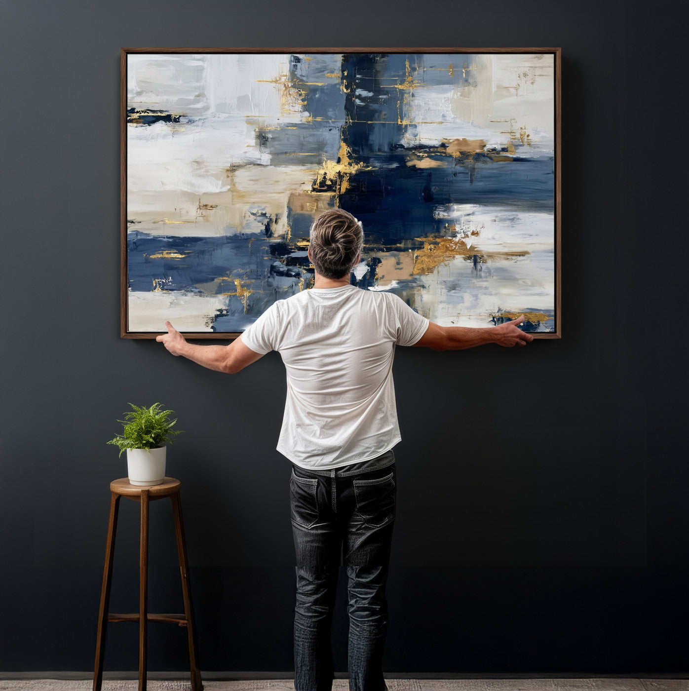 57128767-MGV-CV-36X24 - Abstract Wall Art Canvas Print