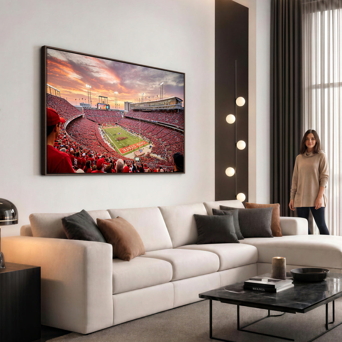 94754966-MGV-CV-36X24 - Stadium Wall Art Canvas Print
