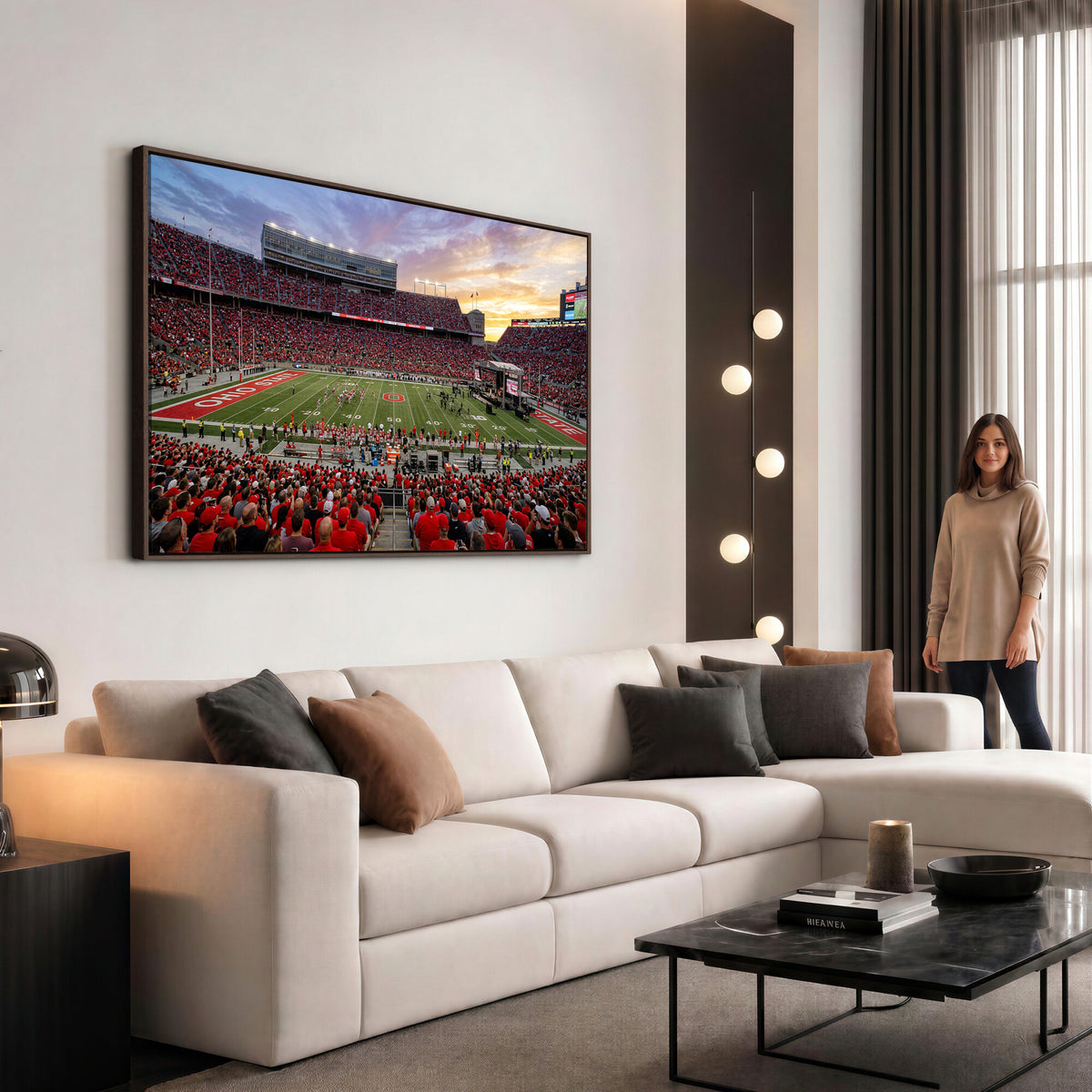 23196993-MGV-CV-36X24 - Stadium Wall Art Canvas Print
