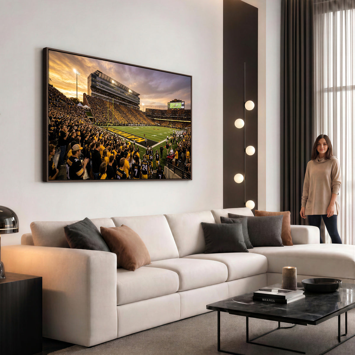 60847729-MGV-CV-36X24 - Stadium Wall Art Canvas Print