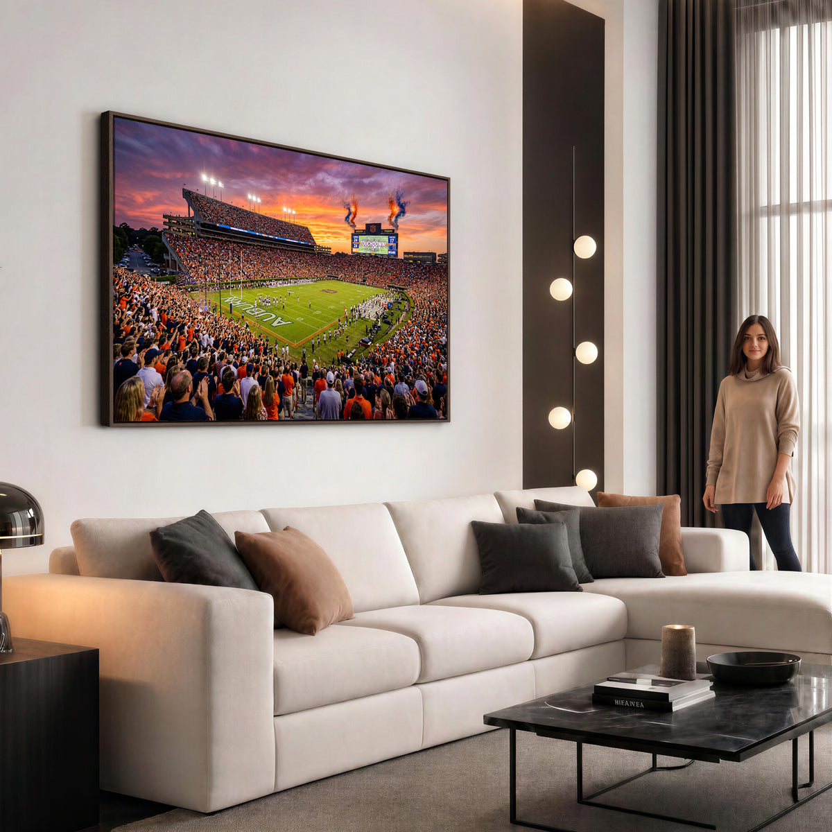 77756715-MGV-CV-36X24 - Stadium Wall Art Canvas Print